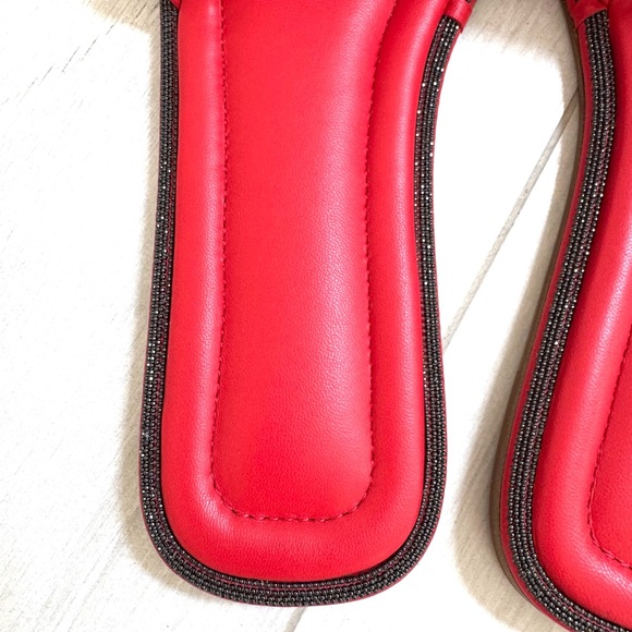 NWT - Brunello Cucinelli Red Slippers Vibrant Comfort - Picture 6 of 11